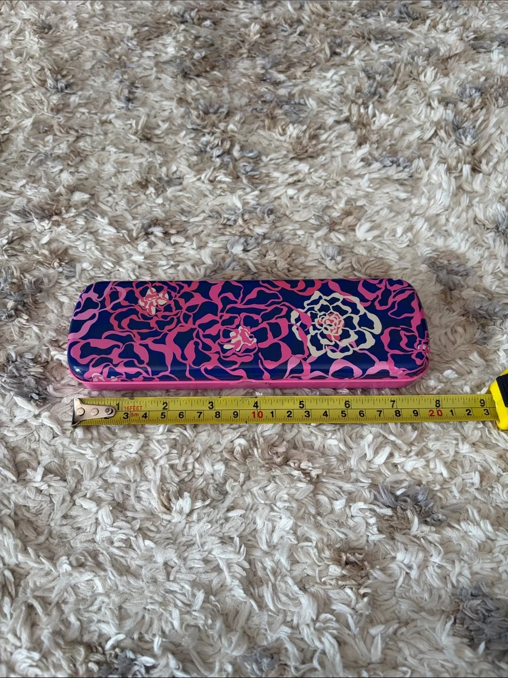 Vera Bradley Pink Metal Pencil Tin in Katalina Pink